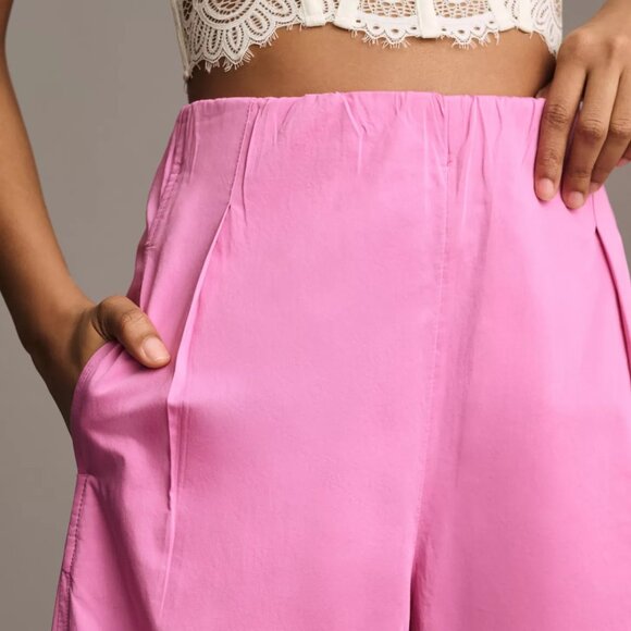 Anthropologie Pink Straight Leg Pants - Picture 3 of 4